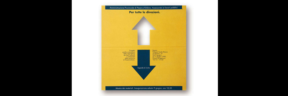 Per tutte le direzioni, invito