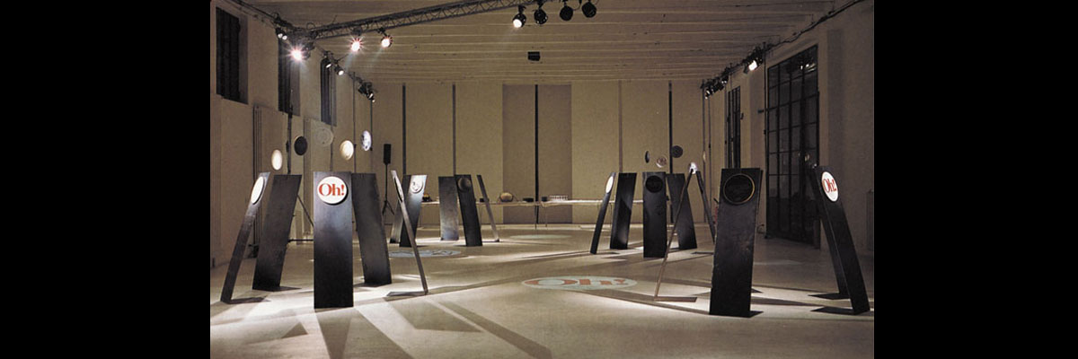 Piatti della Poesia, Franco Bucci e Gianni Sassi, Spazio Romeo Gigli