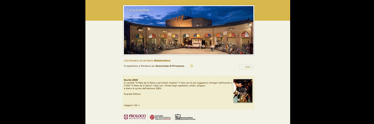 WebSite Terre di Confine, rievocazione storica